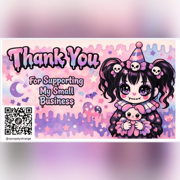 REQUESTS- Custom Hand Crafted Business Thank You Cards 50 Count - Picture 3 of 16